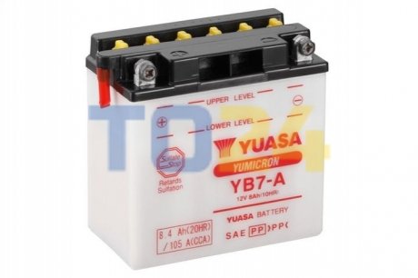МОТО Yuasa 12V 8,4Ah  YuMicron Battery YB7-A (сухозаряжений)