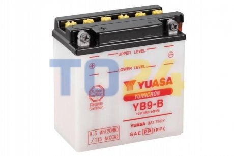 МОТО Yuasa 12V 9,5Ah YuMicron Battery YB9-B(сухозаряжений)