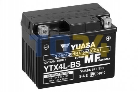 Акумулятор 3,2Ah-12v YUASA AGM (114x71x86), R+ YTX4L-BS