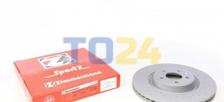 Тормозной диск (передний) ZIMMERMANN 100.3356.52 (фото 1)