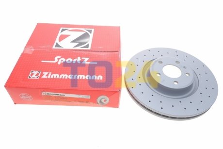 Гальмівний диск ZIMMERMANN 100337852 (фото 1)