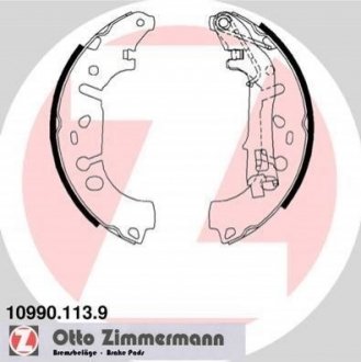 Дискові гальмівні колодки (задні) ZIMMERMANN 10990.113.9 (фото 1)