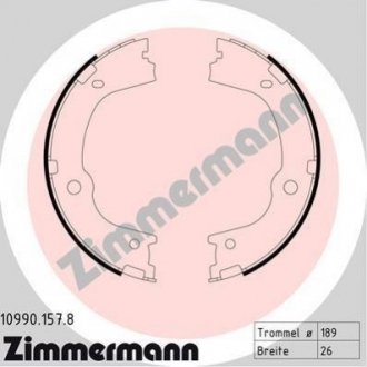 Тормозные колодки ZIMMERMANN 109901578 (фото 1)
