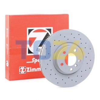 Тормозной диск (передний) ZIMMERMANN 150.3448.52 (фото 1)