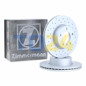 Гальмівний диск (передній) ZIMMERMANN 150.3467.52 (фото 1)