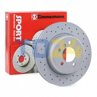 Тормозной диск (задний) ZIMMERMANN 150.3484.52 (фото 1)