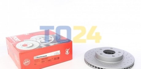 Тормозной диск (передний) ZIMMERMANN 370.3053.52 (фото 1)