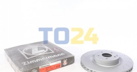 Тормозной диск (передний) ZIMMERMANN 400.3658.20 (фото 1)