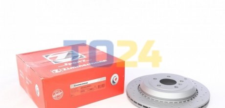 Тормозной диск (задний) ZIMMERMANN 400.3663.52 (фото 1)
