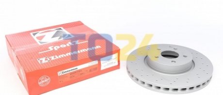 Тормозной диск (передний) ZIMMERMANN 400.3664.52 (фото 1)