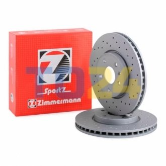 Тормозной диск (передний) ZIMMERMANN 430.2615.52 (фото 1)