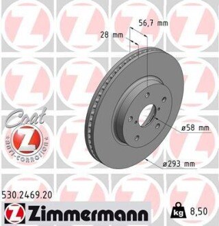 Диск гальмівний Coat Z 530246920