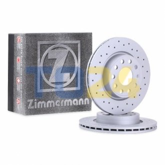 Гальмівний диск (передній) ZIMMERMANN 600.3233.52 (фото 1)