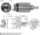 Втягуюче реле стартера ZM ZM1545 (фото 1)