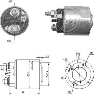 Реле втягуюче стартера ZM2495