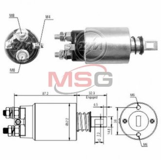 Втягуюче реле стартера ZM2689