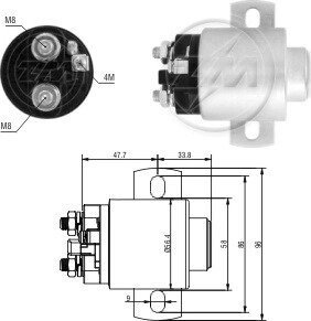 Втягуюче реле стартера ZM3671