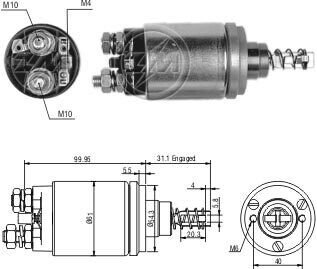 Втягуюче реле стартера ZM642