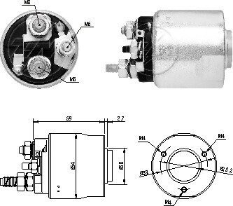 Реле втягуюче стартера ZM6495